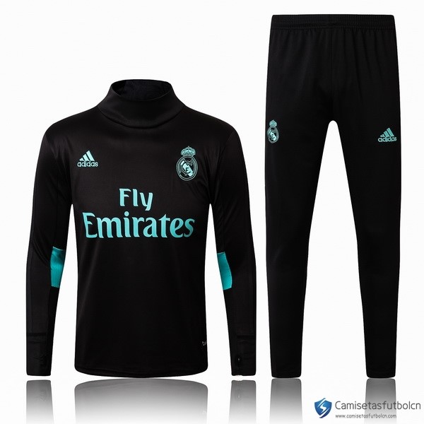 Chandal Real Madrid 2017-18 Negro Verde Negro